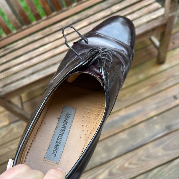 Johnston & Murphy Melton Cap Toe 9.5 in Bordeaux main image 5